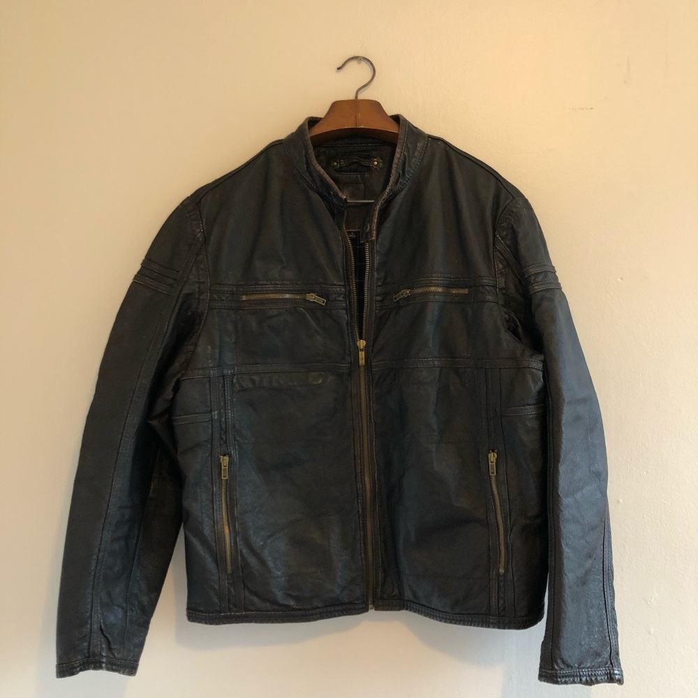 Perfectly Worn Wilsons Leather Jacket